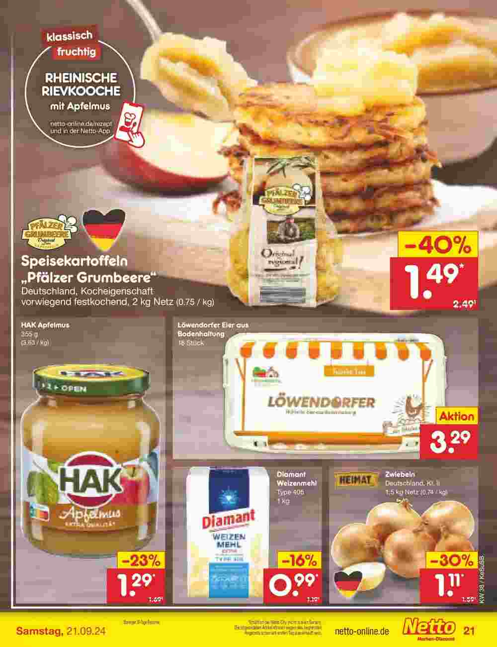 Netto Marken-Discount Prospekt (ab 15.09.2024) zum Blättern - Seite 25