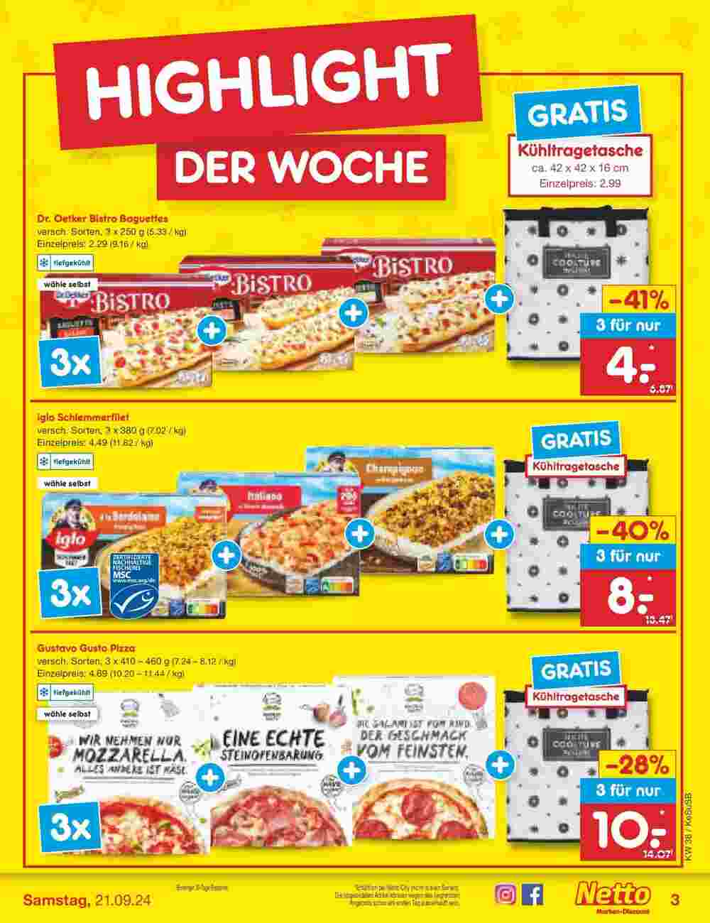 Netto Marken-Discount Prospekt (ab 15.09.2024) zum Blättern - Seite 3