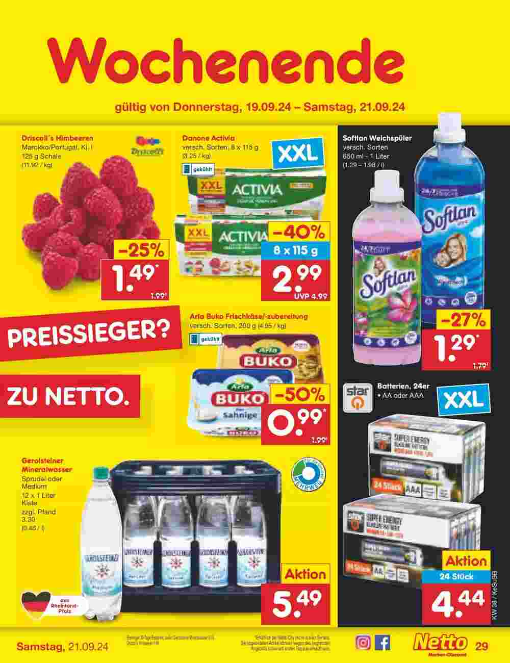 Netto Marken-Discount Prospekt (ab 15.09.2024) zum Blättern - Seite 39