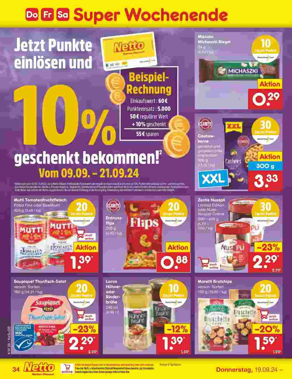 Netto Marken-Discount Prospekt (ab 15.09.2024) zum Blättern - Seite 44