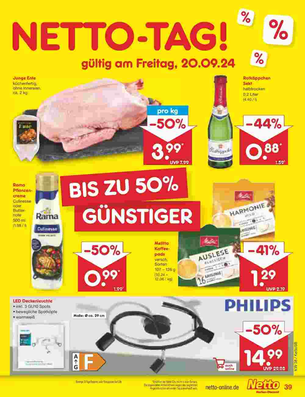 Netto Marken-Discount Prospekt (ab 15.09.2024) zum Blättern - Seite 49