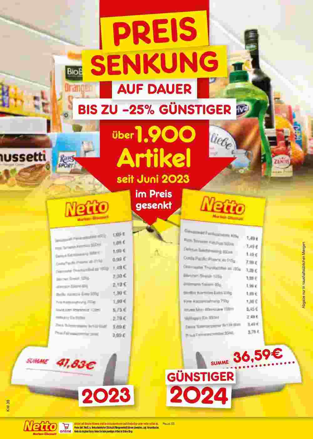 Netto Marken-Discount Prospekt (ab 15.09.2024) zum Blättern - Seite 56