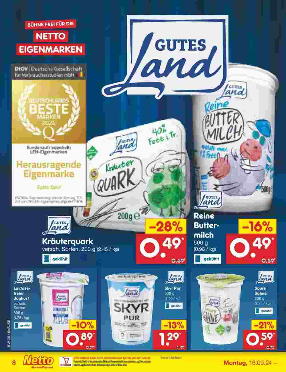 Netto Marken-Discount Prospekt (ab 15.09.2024) zum Blättern - Seite 8