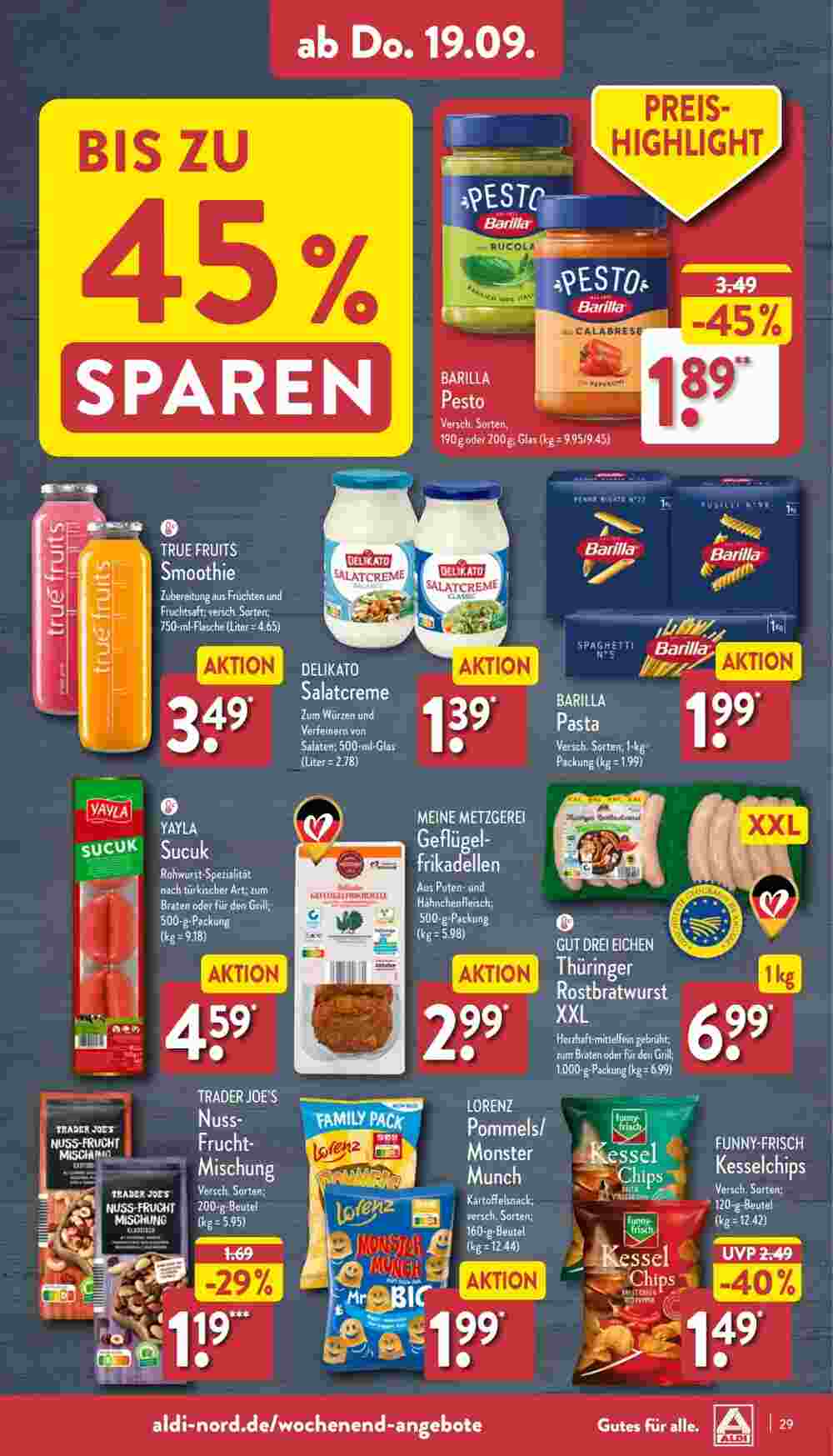 Aldi Nord Prospekt (ab 16.09.2024) zum Blättern - Seite 29