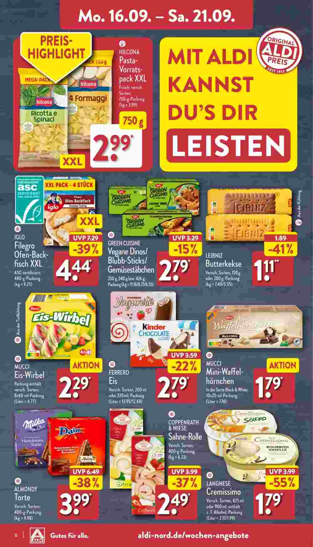 Aldi Nord Prospekt (ab 16.09.2024) zum Blättern - Seite 6