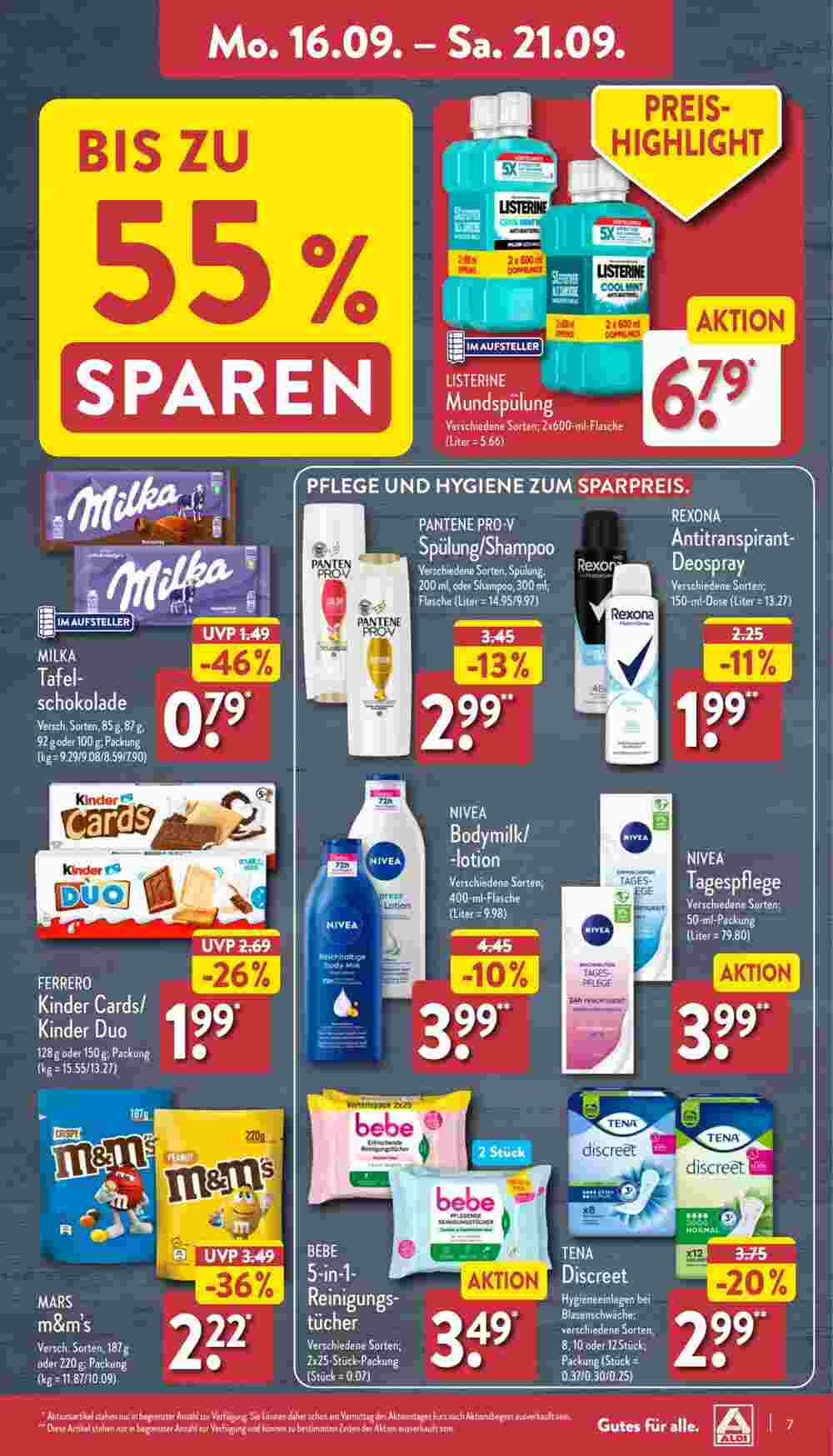 Aldi Nord Prospekt (ab 16.09.2024) zum Blättern - Seite 7