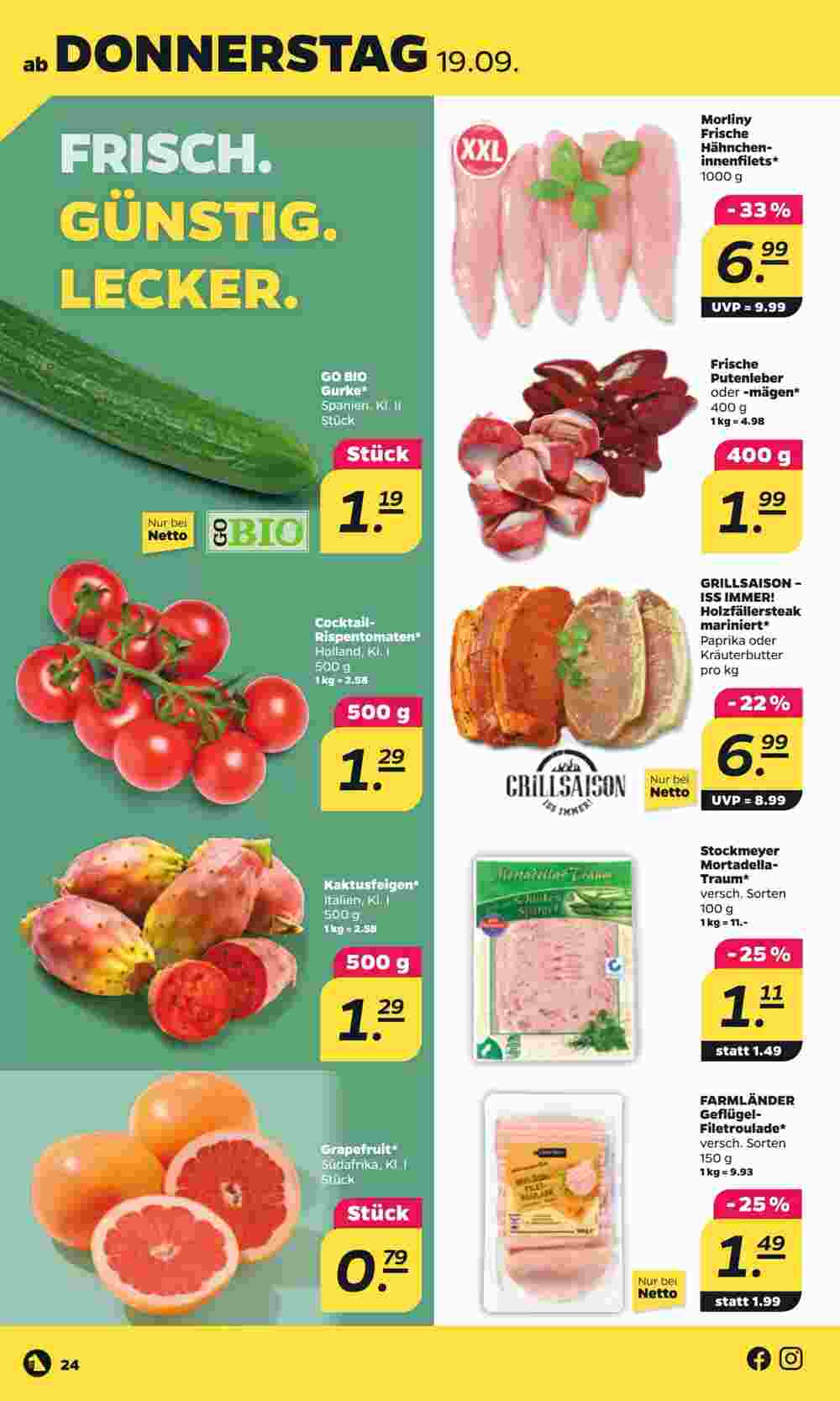 NETTO Prospekt (ab 16.09.2024) zum Blättern - Seite 28