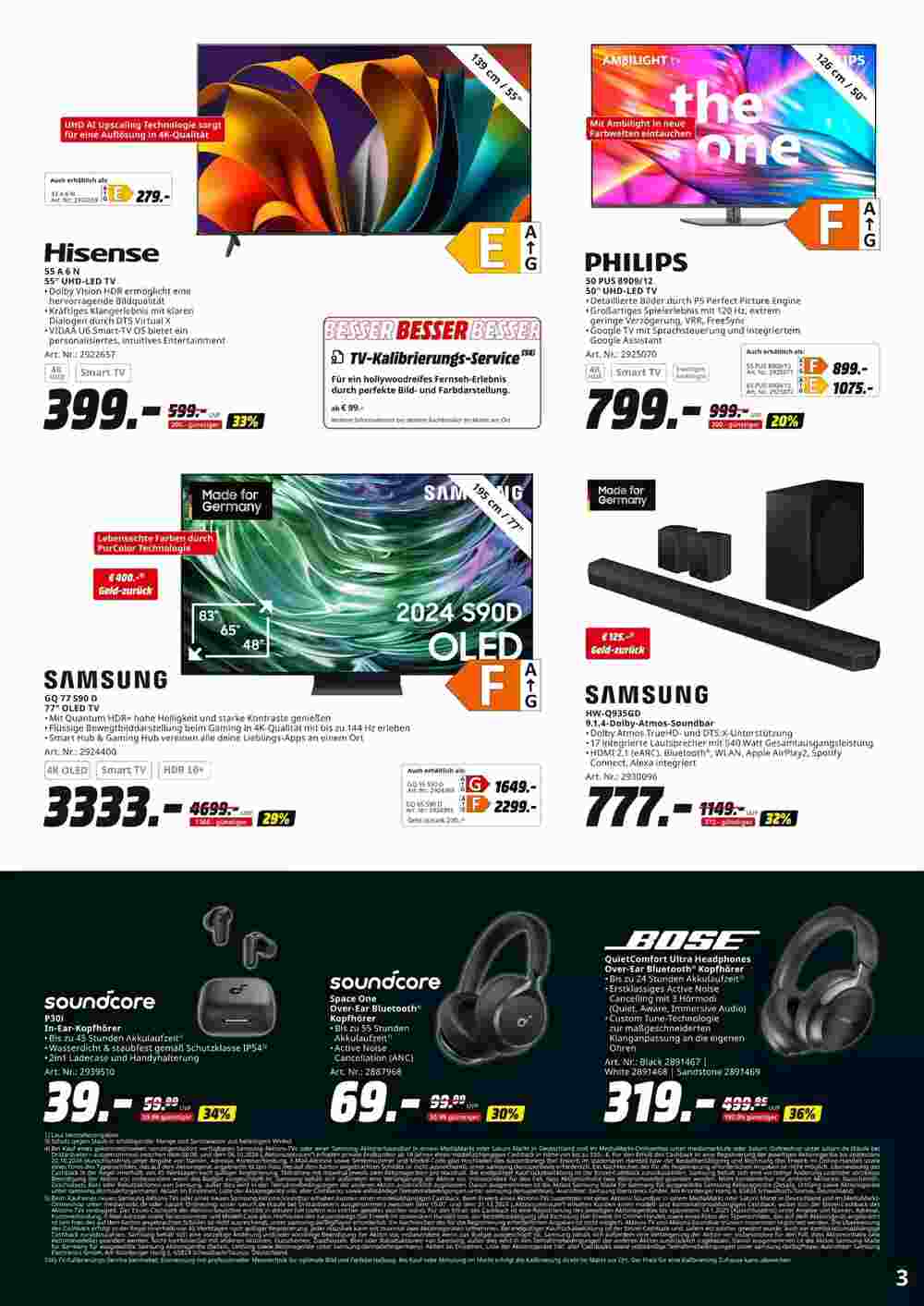 MediaMarkt Prospekt (ab 16.09.2024) zum Blättern - Seite 3