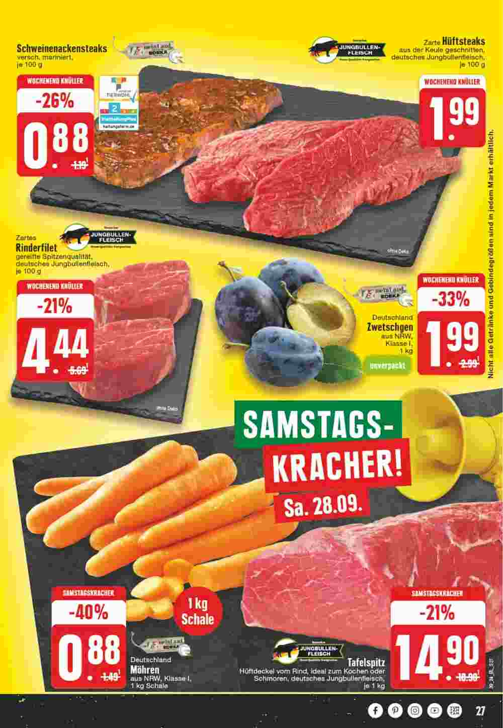 EDEKA Vogl Prospekt (ab 23.09.2024) zum Blättern - Seite 27