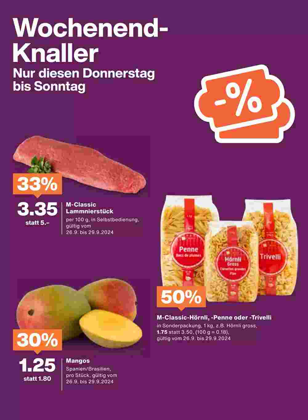 Migros Prospekt (ab 24.09.2024) zum Blättern - Seite 20