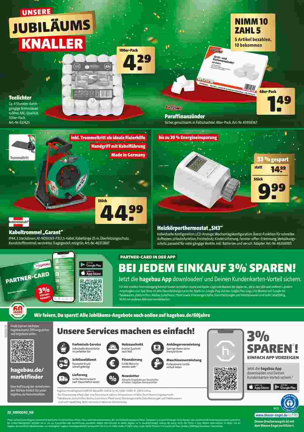 Hagebau Prospekt (ab 28.09.2024) zum Blättern - Seite 20