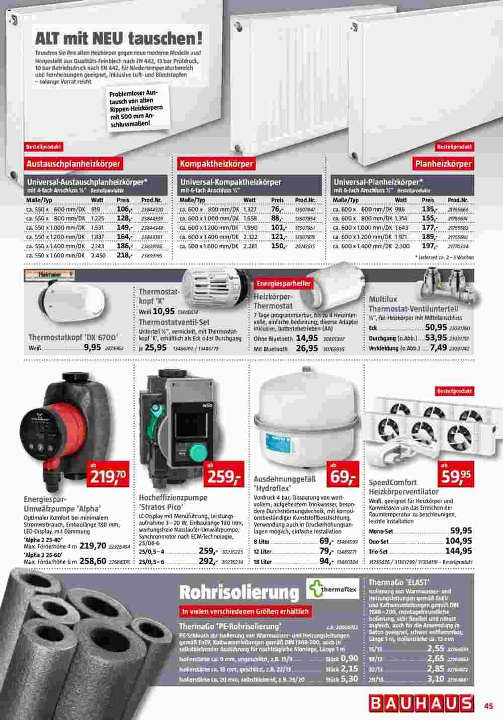 Bauhaus Prospekt (ab 28.09.2024) zum Blättern - Seite 45