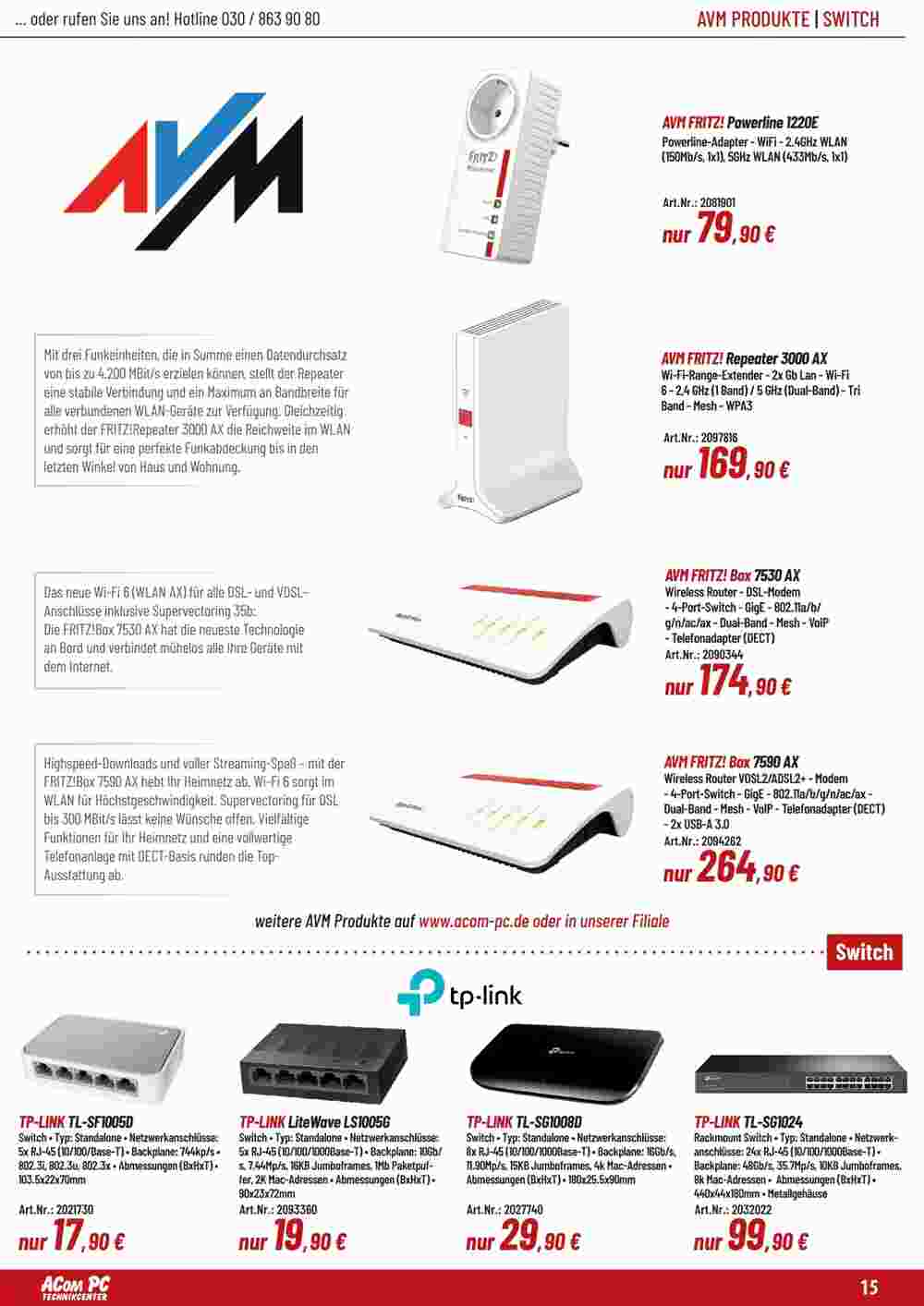 ACom PC Prospekt (ab 01.10.2024) zum Blättern - Seite 15