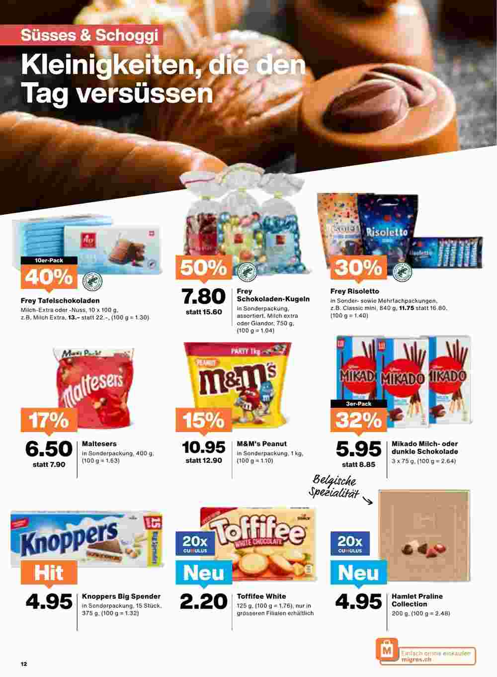 Migros Prospekt (ab 01.10.2024) zum Blättern - Seite 12