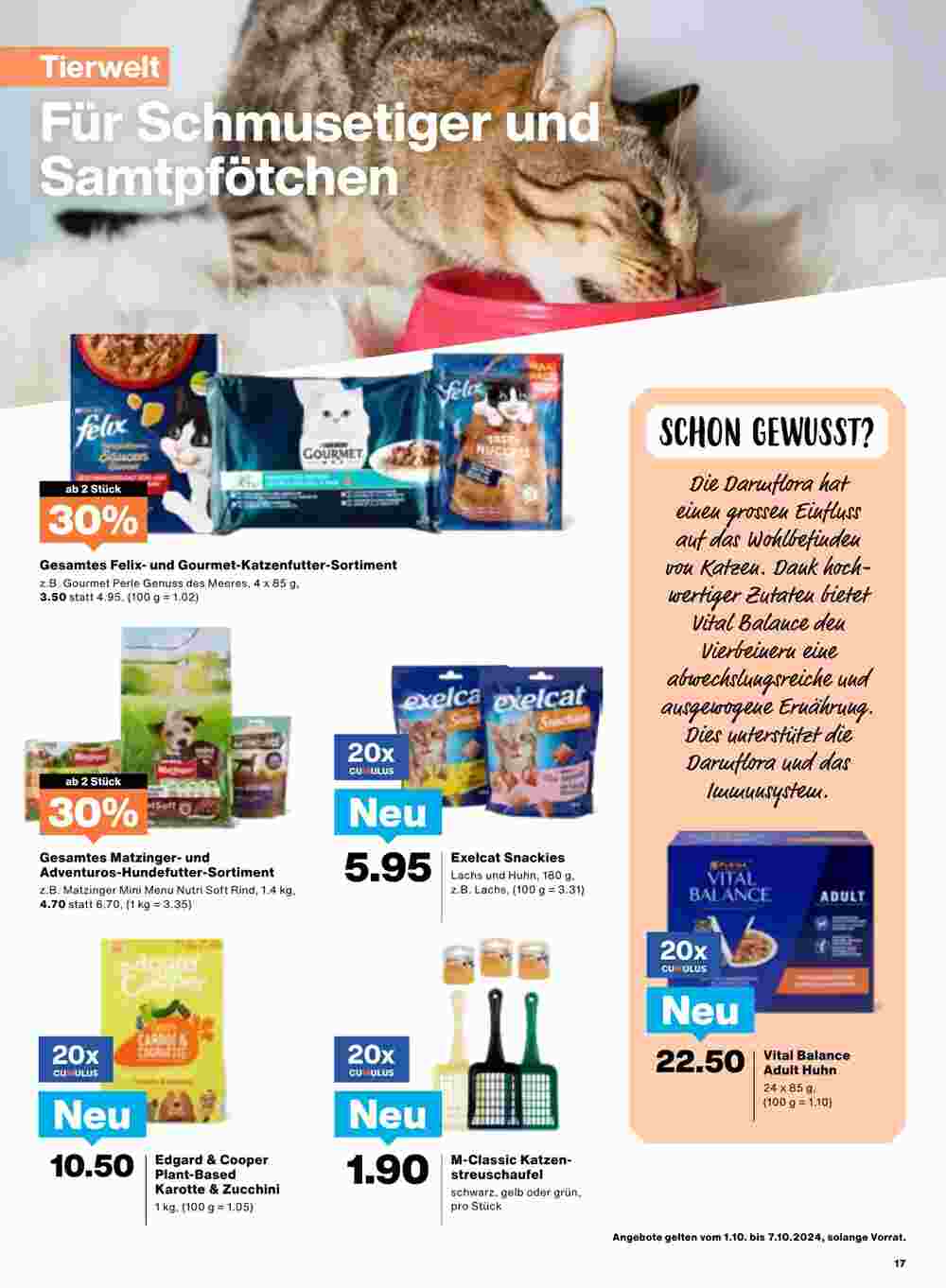 Migros Prospekt (ab 01.10.2024) zum Blättern - Seite 17