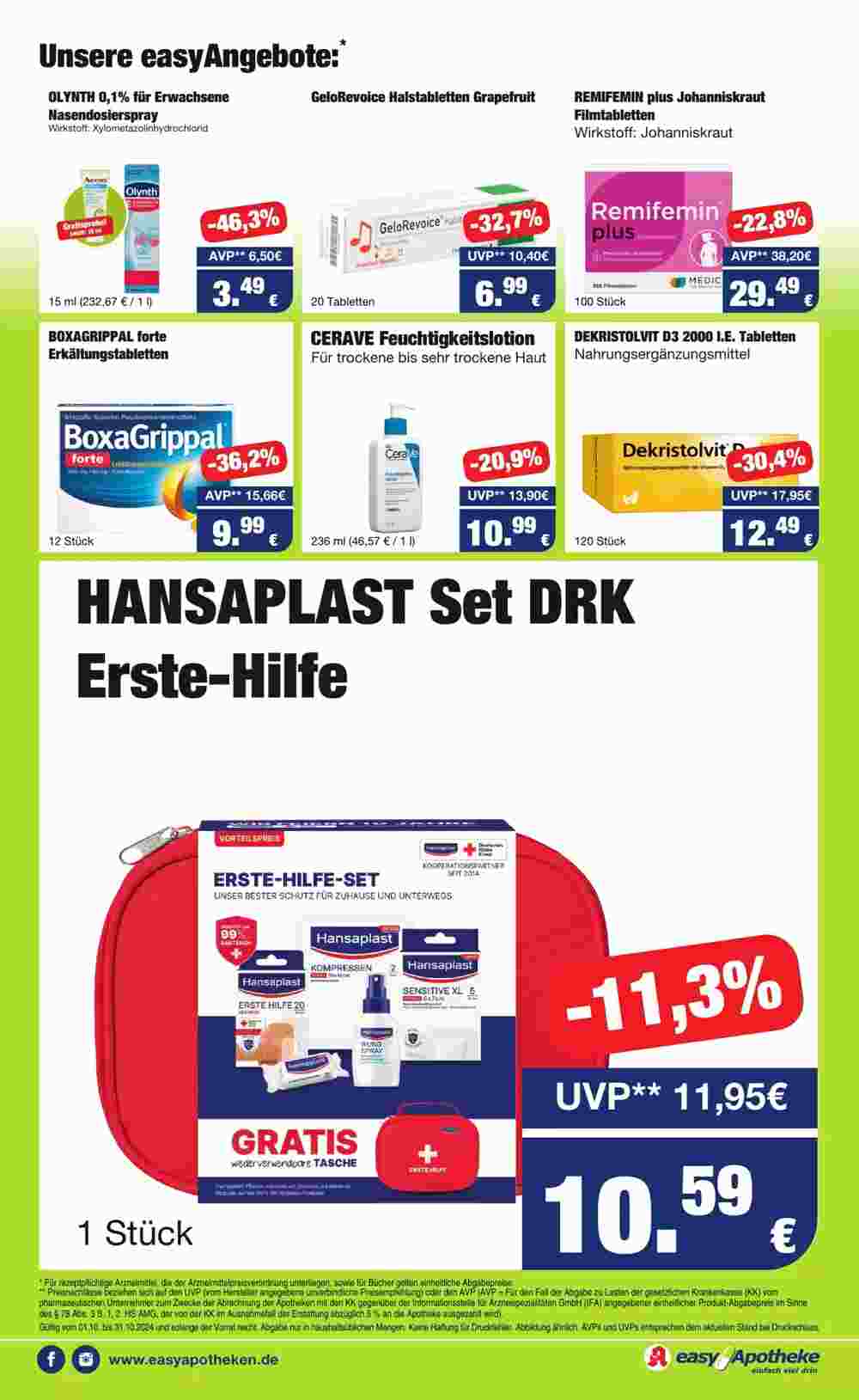 Easy Apotheke Prospekt (ab 01.10.2024) zum Blättern - Seite 2