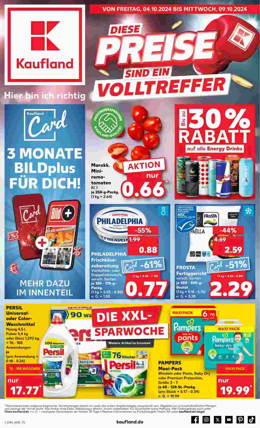 Kaufland Prospekt (ab 04.10.2024) zum Blättern - Seite 1