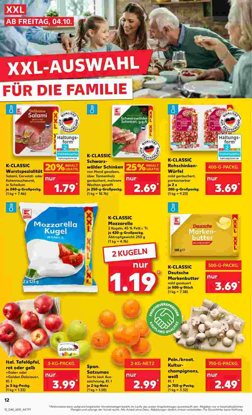 Kaufland Prospekt (ab 04.10.2024) zum Blättern - Seite 12