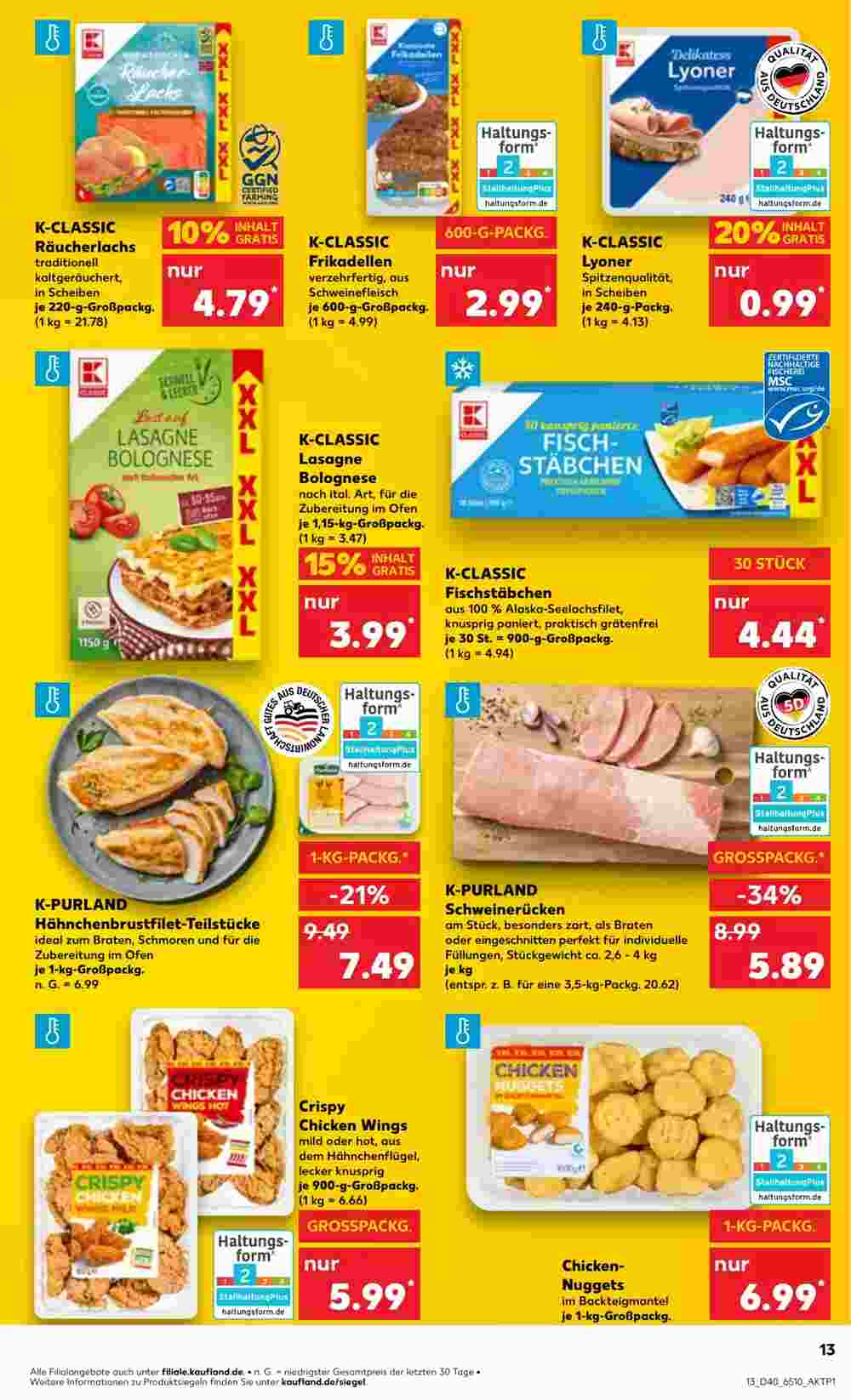 Kaufland Prospekt (ab 04.10.2024) zum Blättern - Seite 13