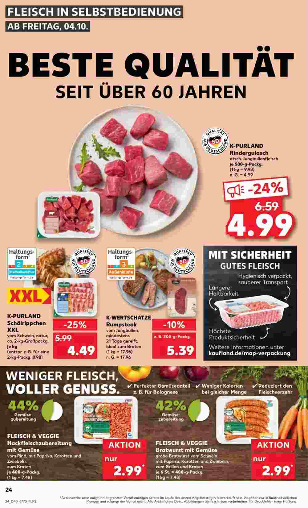 Kaufland Prospekt (ab 04.10.2024) zum Blättern - Seite 24