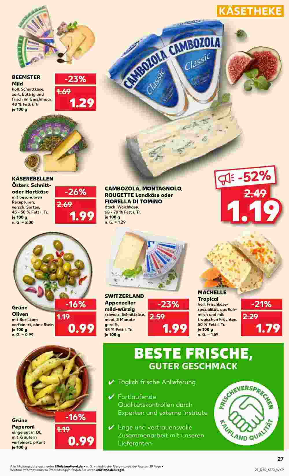 Kaufland Prospekt (ab 04.10.2024) zum Blättern - Seite 27