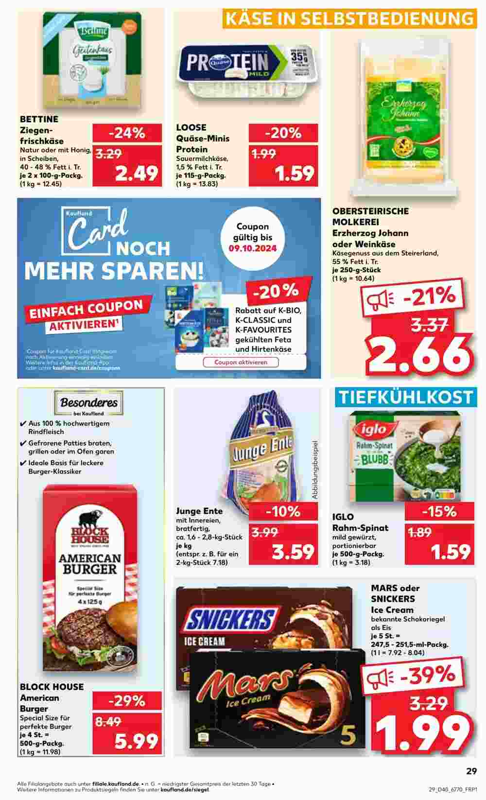 Kaufland Prospekt (ab 04.10.2024) zum Blättern - Seite 29