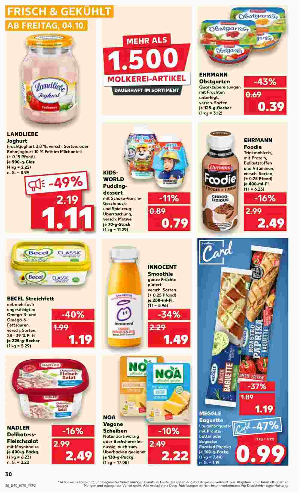 Kaufland Prospekt (ab 04.10.2024) zum Blättern - Seite 30