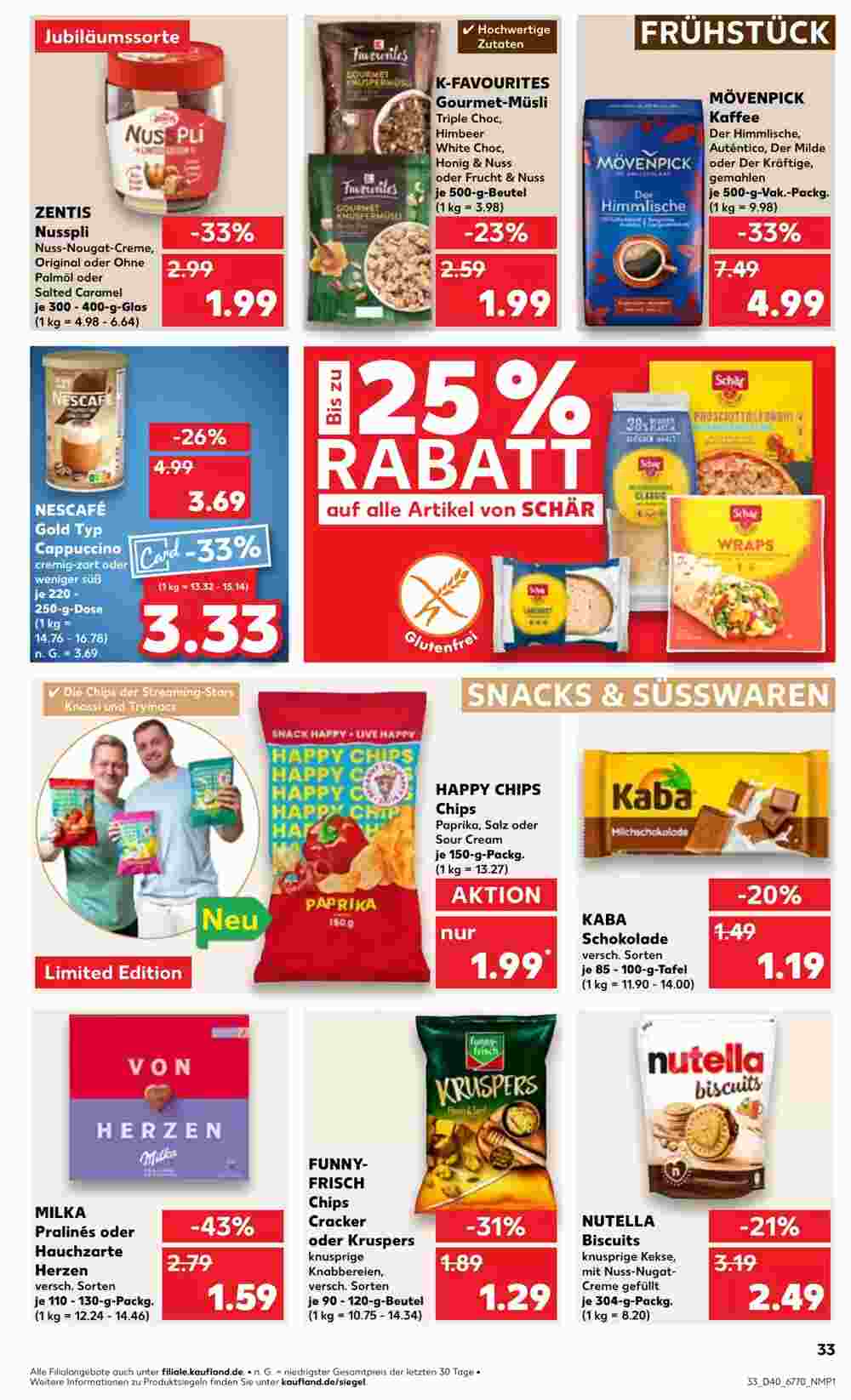 Kaufland Prospekt (ab 04.10.2024) zum Blättern - Seite 33