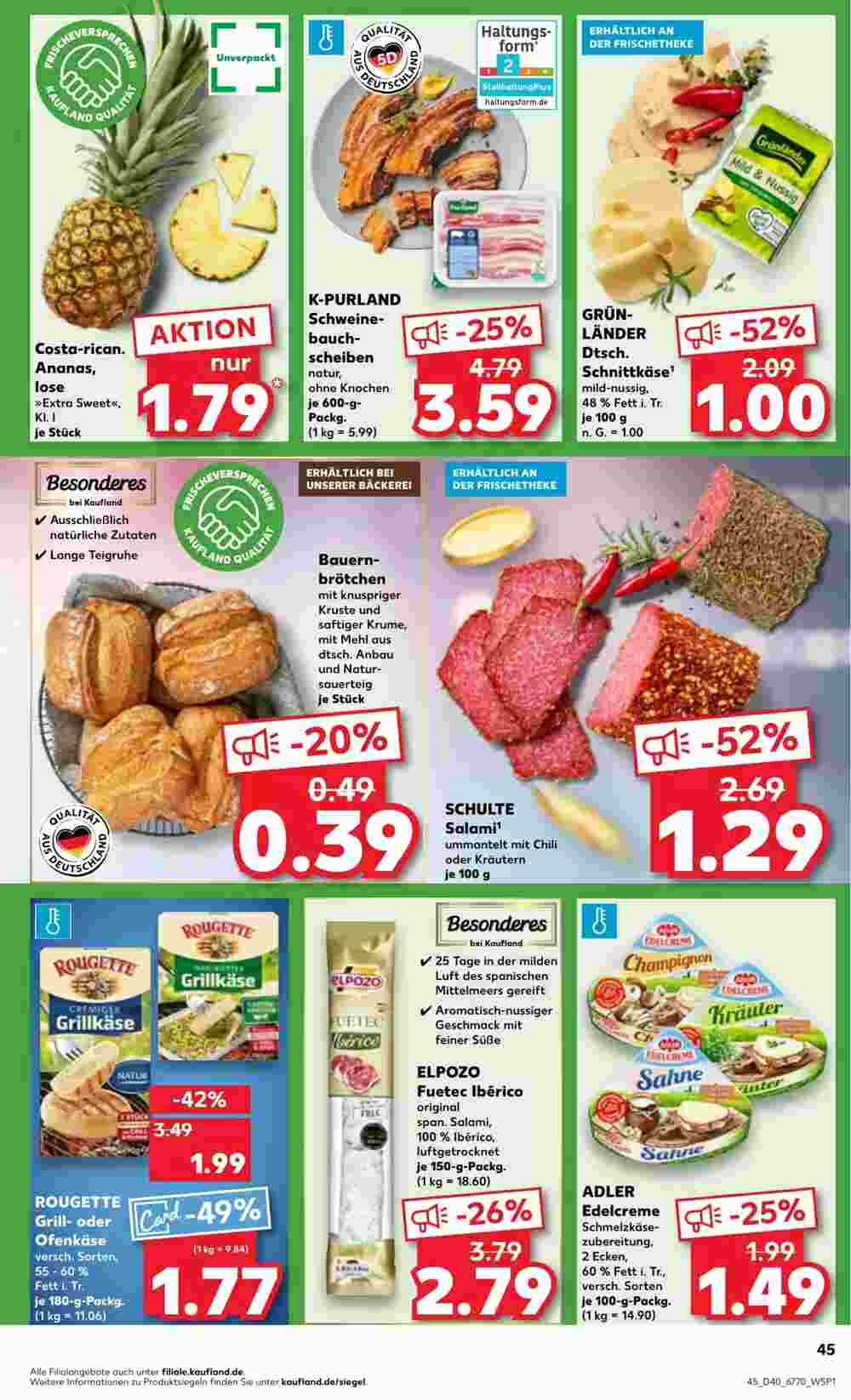 Kaufland Prospekt (ab 04.10.2024) zum Blättern - Seite 45