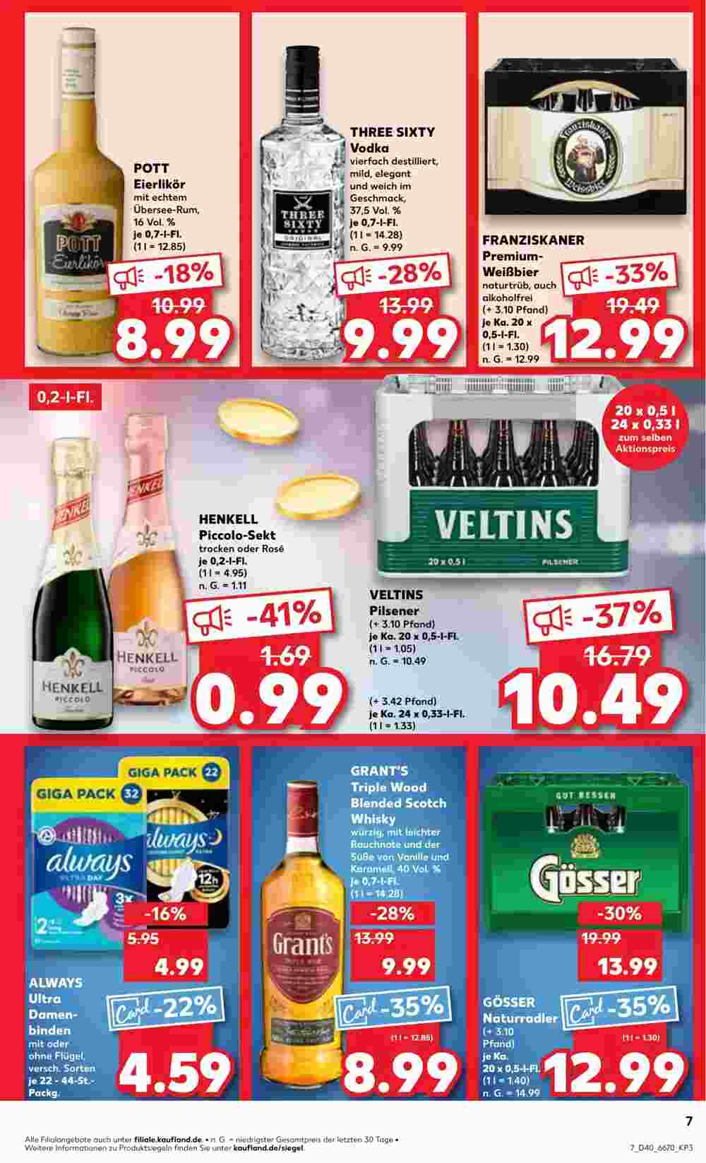 Kaufland Prospekt (ab 04.10.2024) zum Blättern - Seite 7