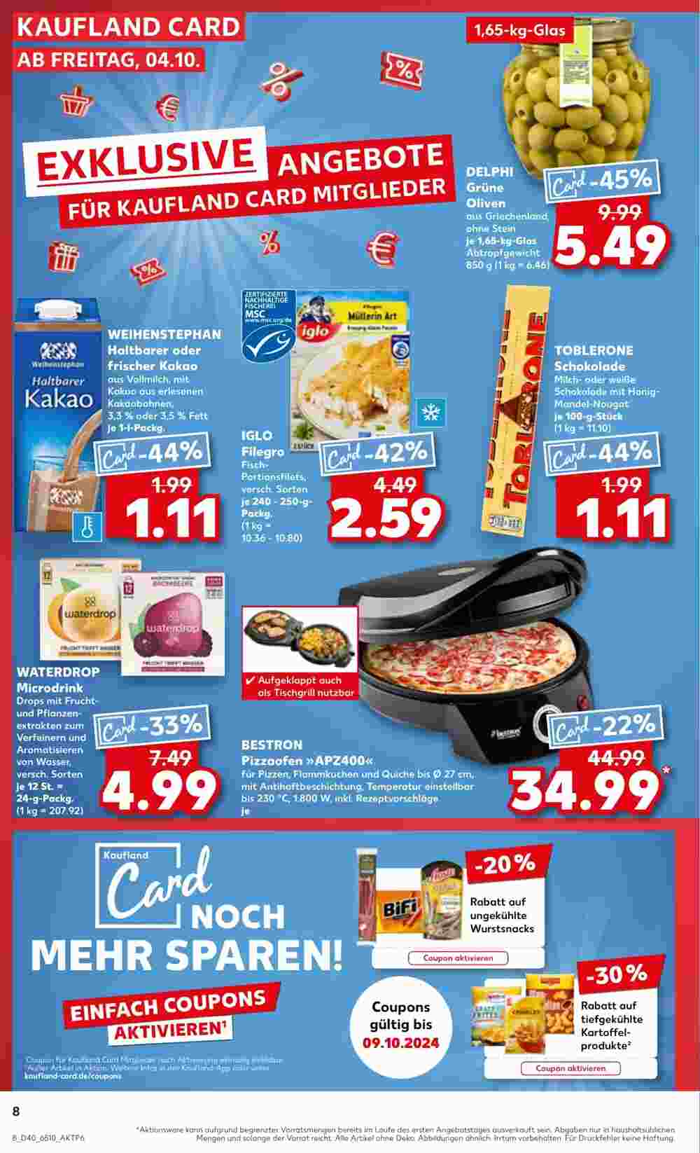 Kaufland Prospekt (ab 04.10.2024) zum Blättern - Seite 8