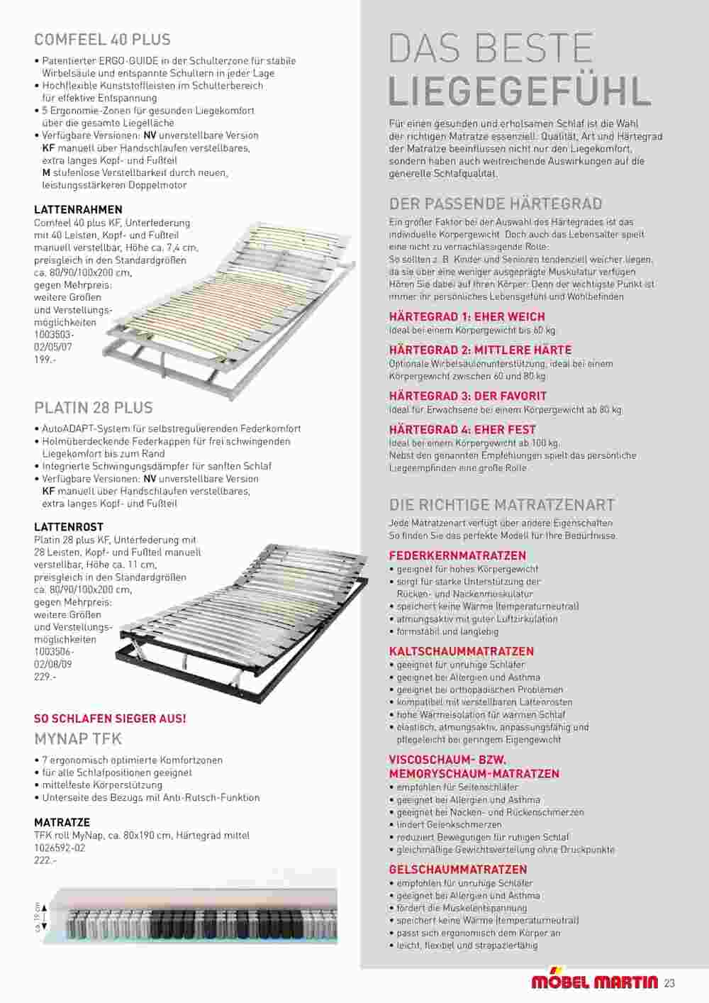 Möbel Martin Prospekt (ab 06.10.2024) zum Blättern - Seite 23