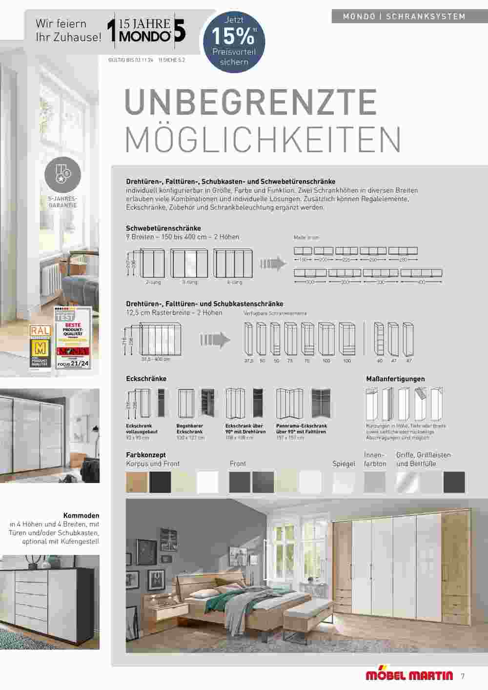 Möbel Martin Prospekt (ab 06.10.2024) zum Blättern - Seite 7