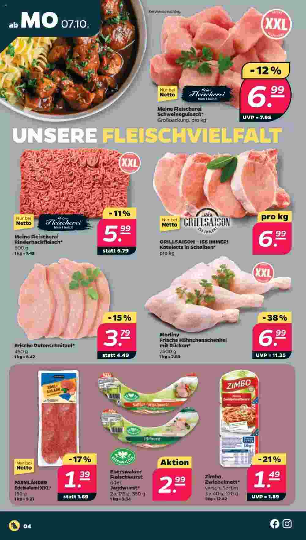 NETTO Prospekt (ab 07.10.2024) zum Blättern - Seite 4