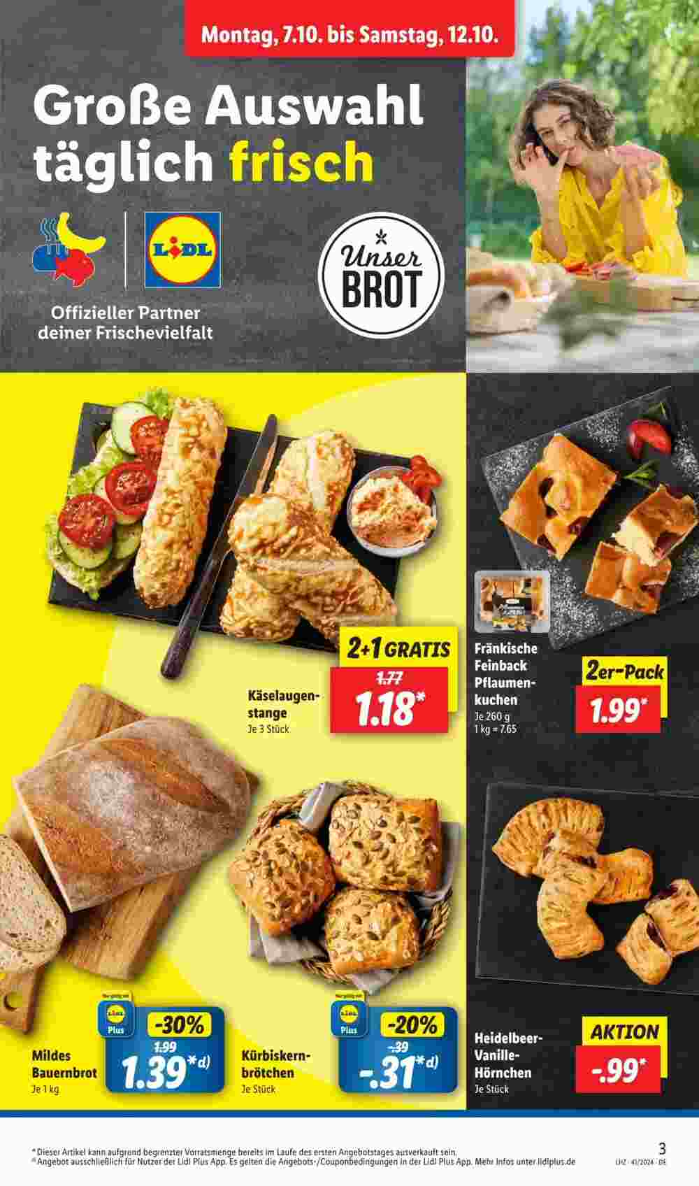 Lidl Prospekt (ab 07.10.2024) zum Blättern - Seite 3