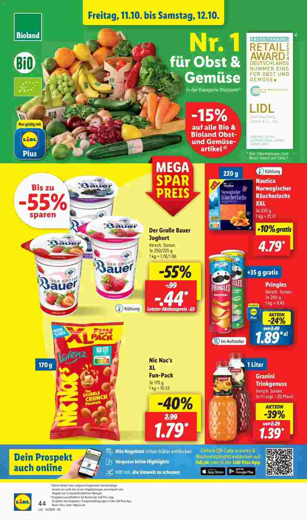 Lidl Prospekt (ab 07.10.2024) zum Blättern - Seite 56