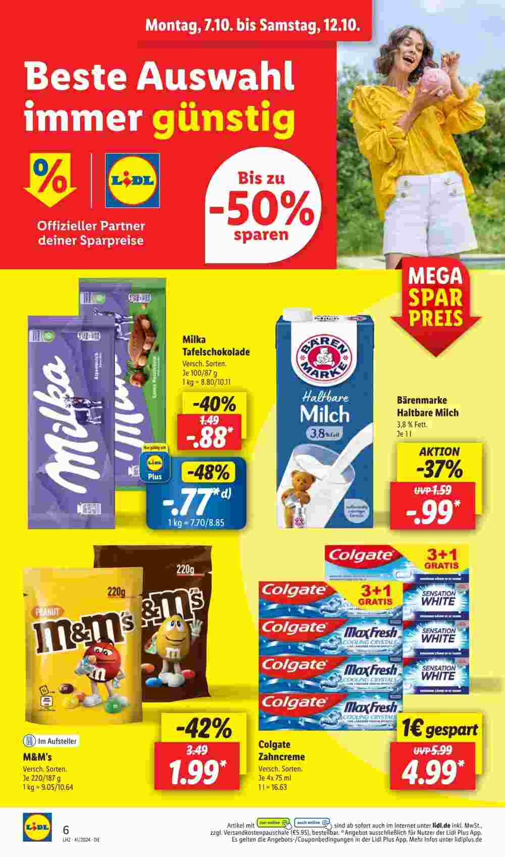 Lidl Prospekt (ab 07.10.2024) zum Blättern - Seite 6