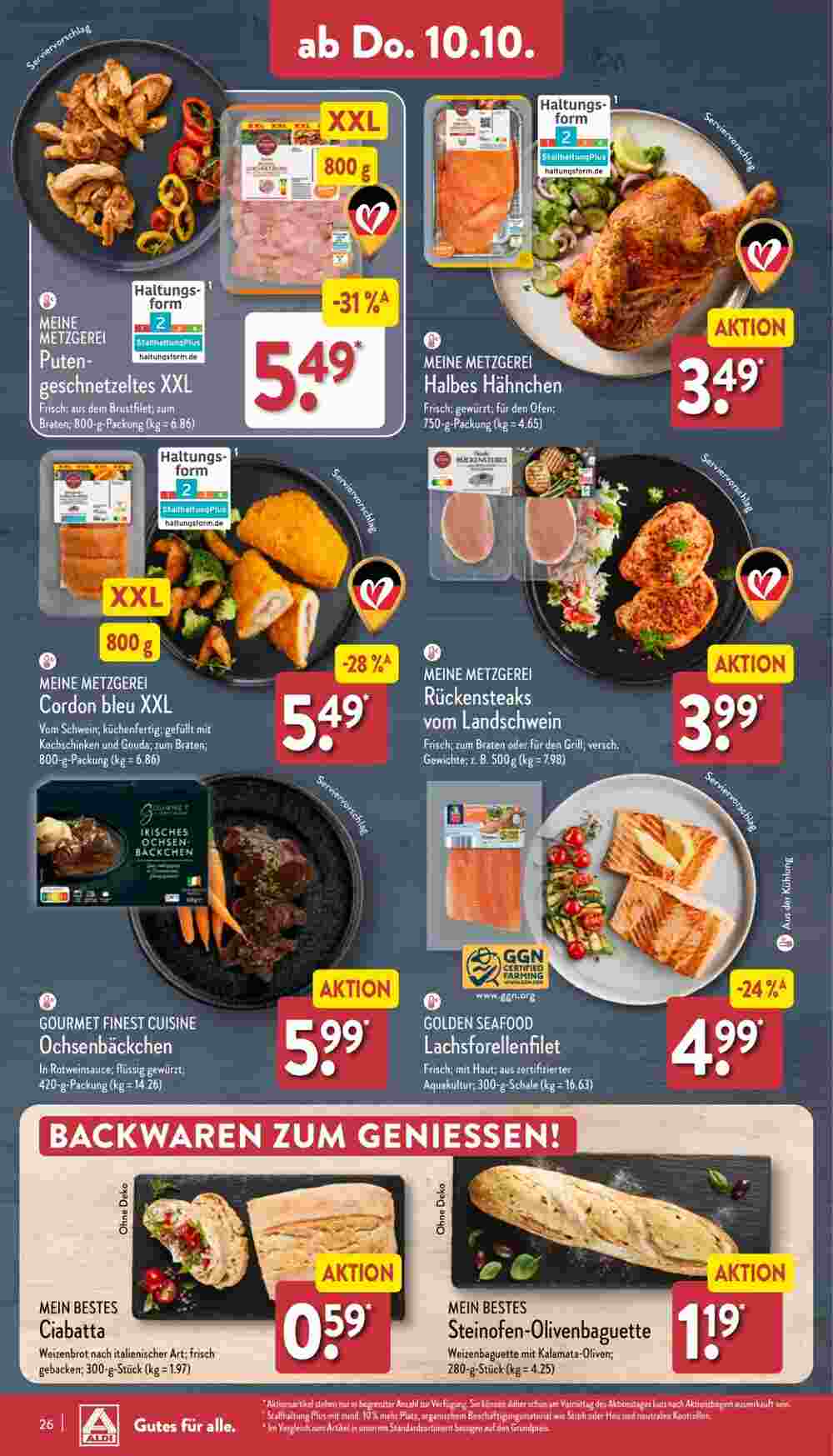 Aldi Nord Prospekt (ab 07.10.2024) zum Blättern - Seite 26