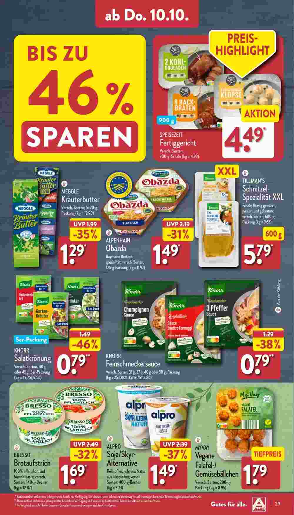 Aldi Nord Prospekt (ab 07.10.2024) zum Blättern - Seite 29