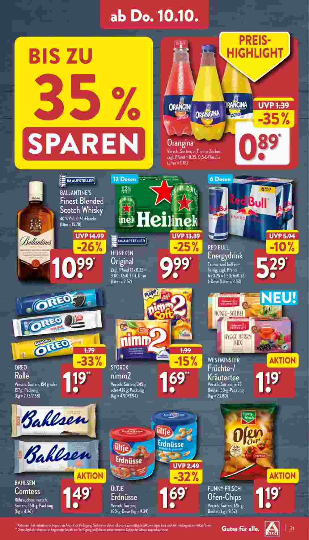 Aldi Nord Prospekt (ab 07.10.2024) zum Blättern - Seite 31