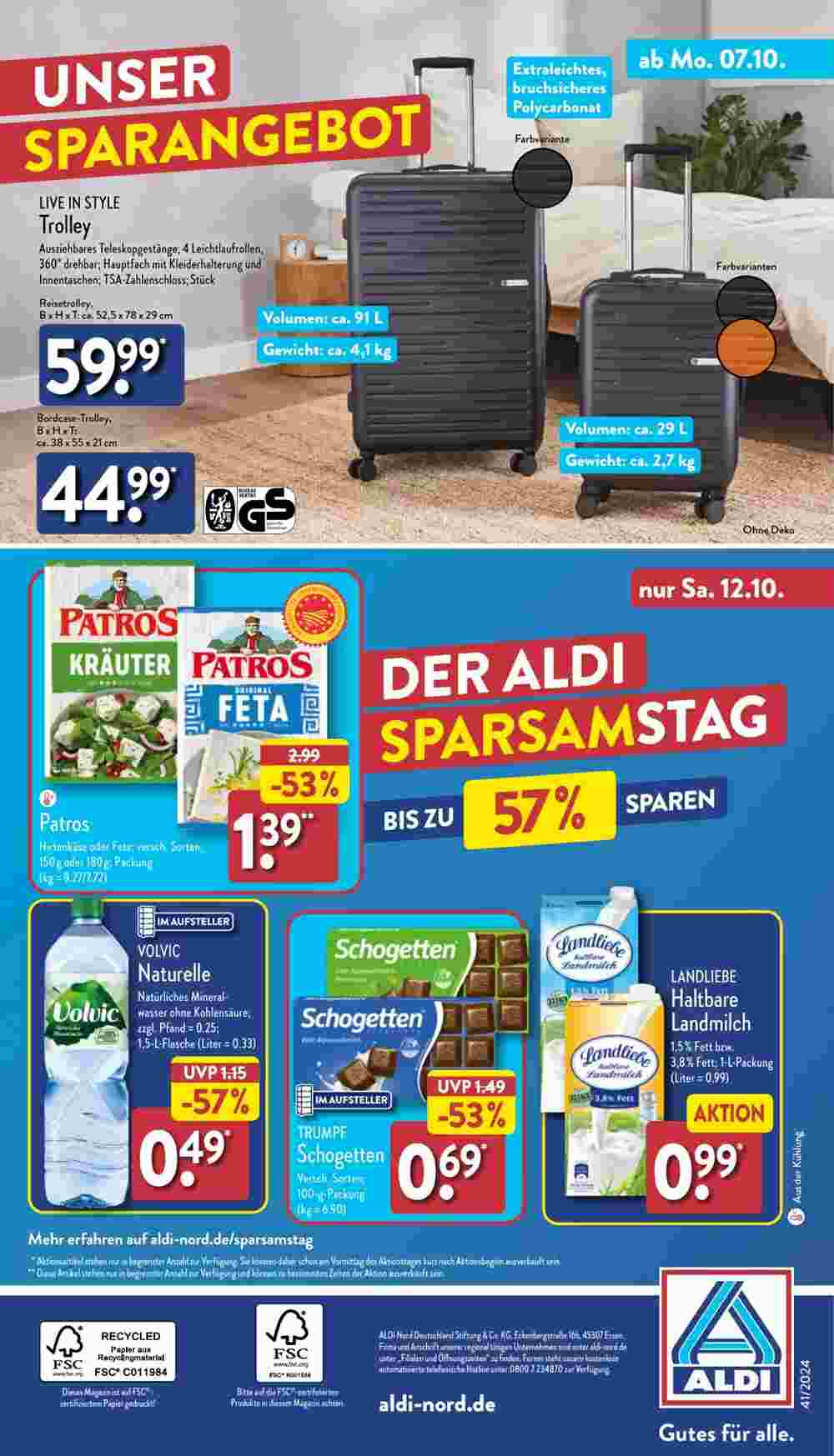 Aldi Nord Prospekt (ab 07.10.2024) zum Blättern - Seite 37