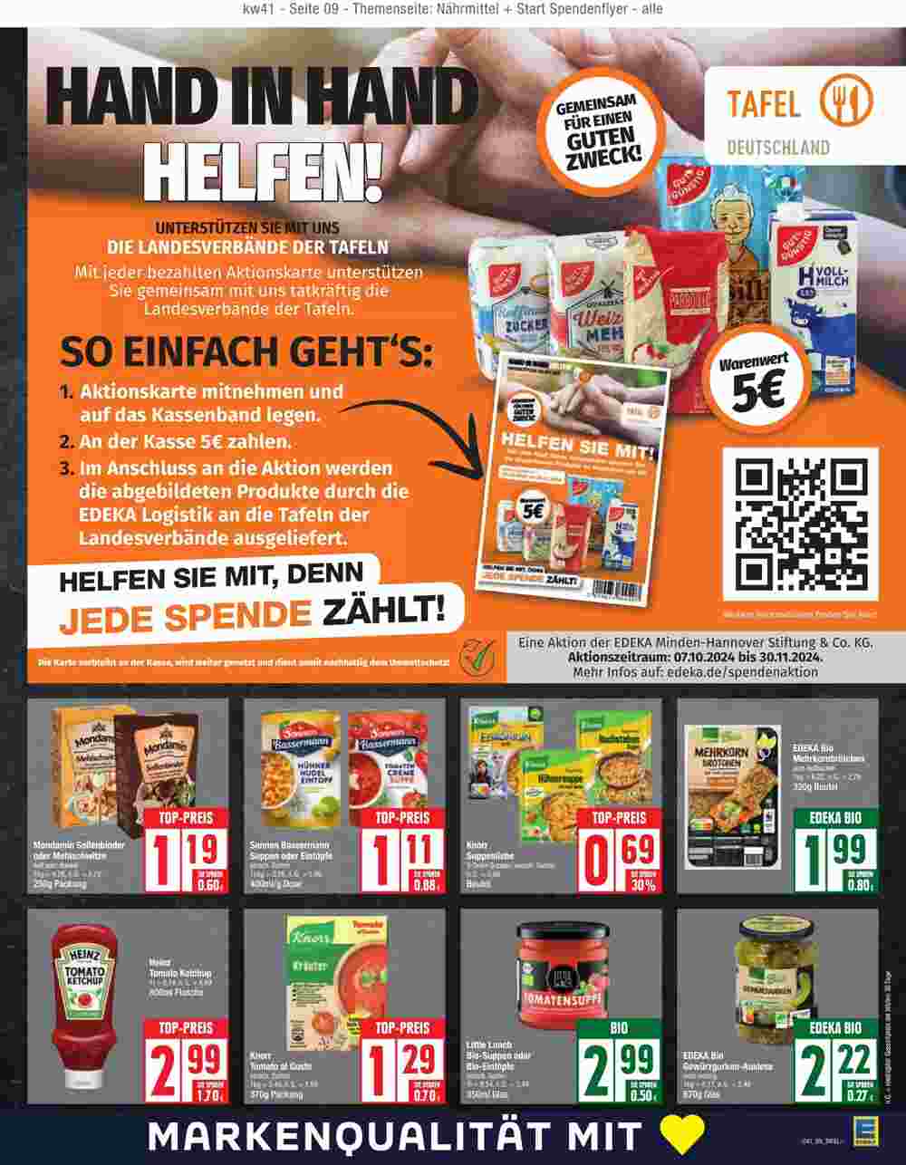 Edeka Prospekt (ab 07.10.2024) zum Blättern - Seite 9