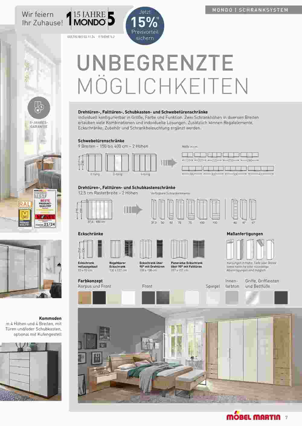 Möbel Martin Prospekt (ab 07.10.2024) zum Blättern - Seite 7