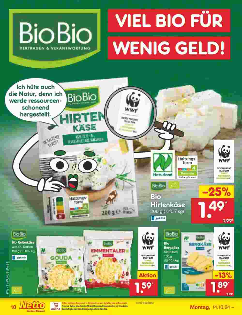 Netto Marken-Discount Prospekt (ab 13.10.2024) zum Blättern - Seite 10