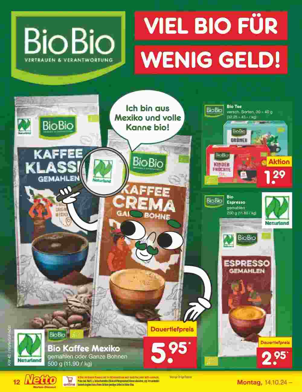 Netto Marken-Discount Prospekt (ab 13.10.2024) zum Blättern - Seite 14