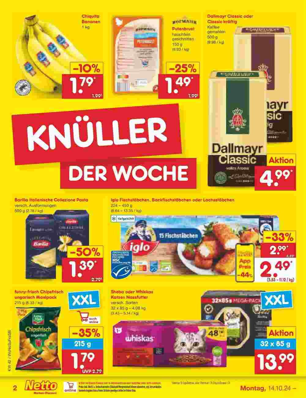 Netto Marken-Discount Prospekt (ab 13.10.2024) zum Blättern - Seite 2