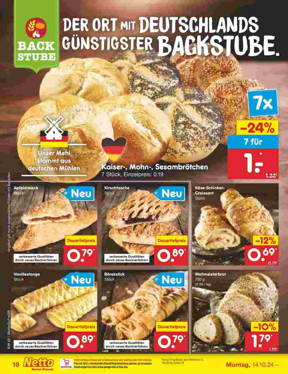 Netto Marken-Discount Prospekt (ab 13.10.2024) zum Blättern - Seite 22