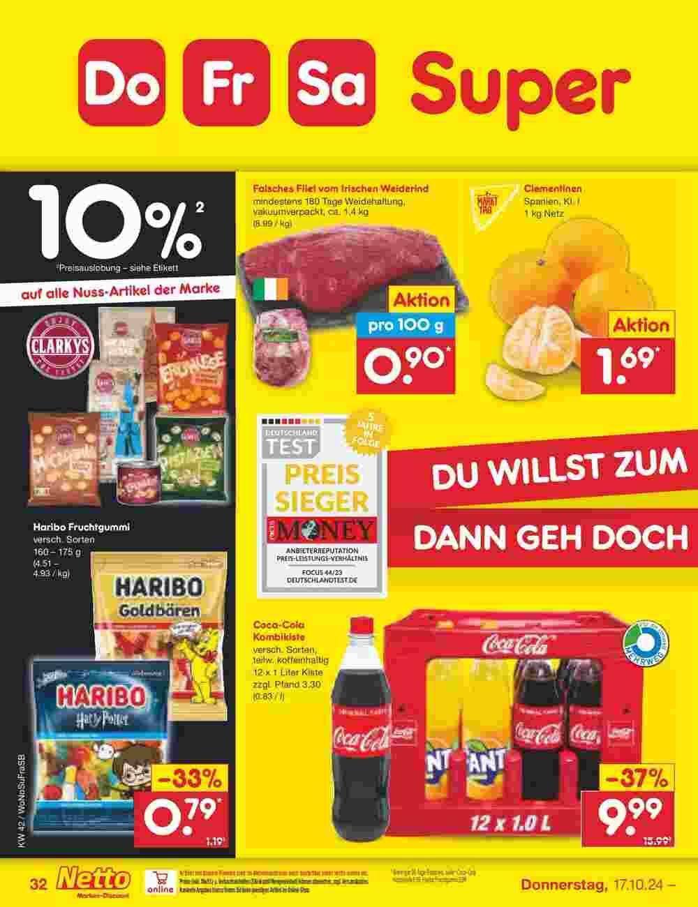 Netto Marken-Discount Prospekt (ab 13.10.2024) zum Blättern - Seite 40