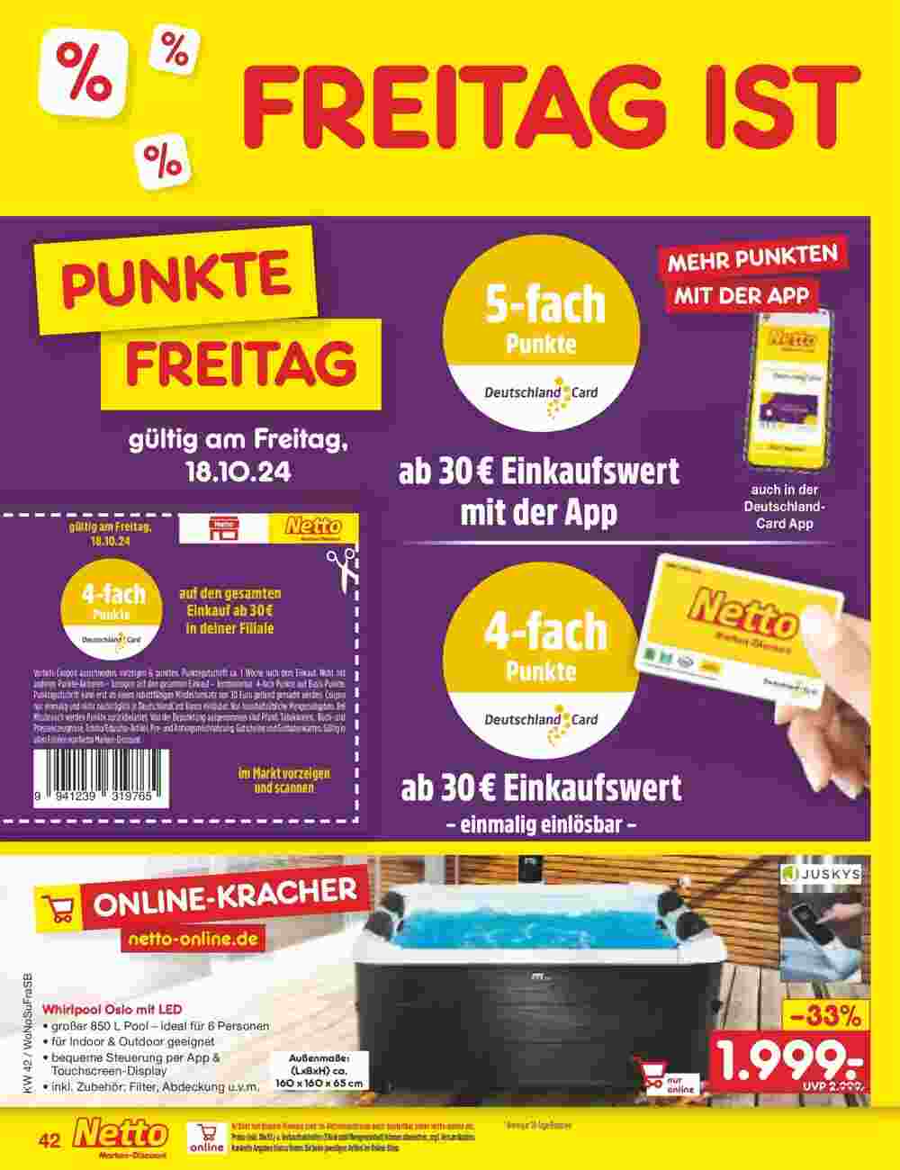 Netto Marken-Discount Prospekt (ab 13.10.2024) zum Blättern - Seite 52