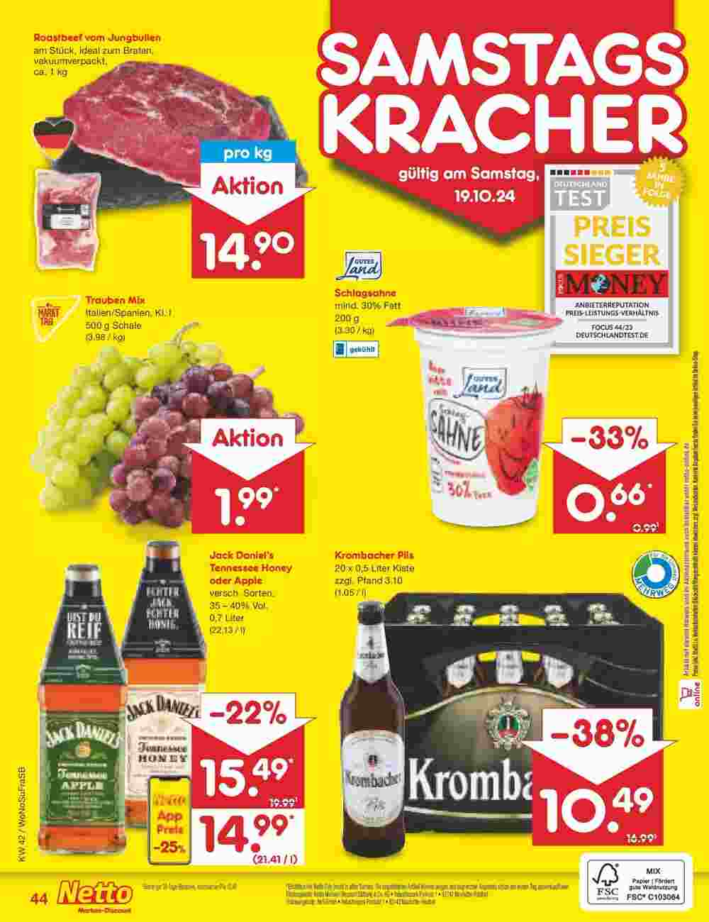 Netto Marken-Discount Prospekt (ab 13.10.2024) zum Blättern - Seite 54